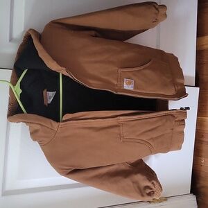 Boys Carhartt jacket. Size 7/8. Brown. Great condition.